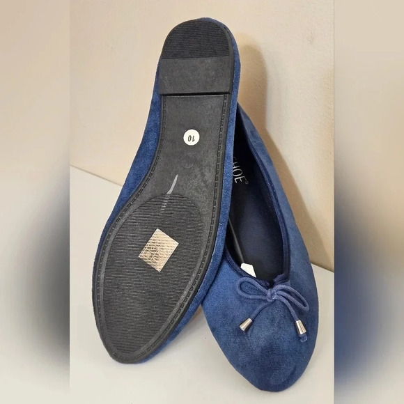 Musshoe women's navy blue flats - Picture 10 of 10